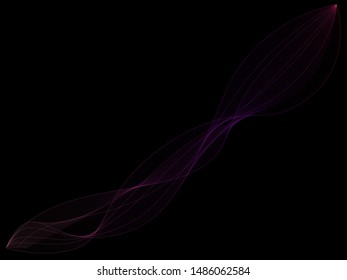 EPS 10 vector. Futuristic colorful background. Backdrop with lines and waves.