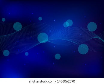 EPS 10 vector. Futuristic colorful background. Backdrop with lines and waves.