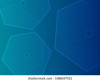 EPS 10 vector. Futuristic colorful background. Backdrop with lines and geometric shapes.