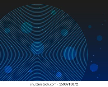 EPS 10 vector. Futuristic colorful background. Backdrop with lines and waves.