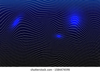 EPS 10 vector. Futuristic colorful background. Backdrop with lines and waves.