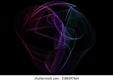 EPS 10 vector. Futuristic colorful background. Backdrop with lines and waves.