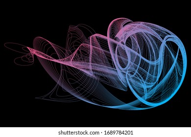  Vector EPS 10.Fondo futurista colorido. Fondo con líneas y olas.	