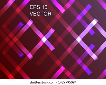 EPS 10 vector. Futuristic striped background. Colorful backdrop.