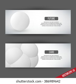 EPS 10 vector illustration. Abstract 3D background with geometric design elements. Vector design style Business card, letterhead, brochure, banner.