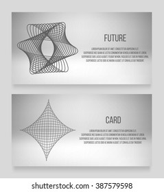 EPS 10 vector illustration. Abstract background with geometric design elements. Vector design style Business card, letterhead, brochure, banner.