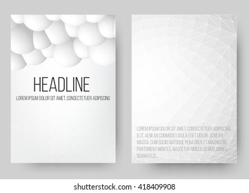 EPS 10 vector illustration. Abstract 3D background with geometric design elements. Vector design style Business card, letterhead, brochure, banner.