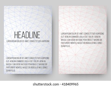EPS 10 vector illustration. Abstract 3D background with geometric design elements. Vector design style Business card, letterhead, brochure, banner.