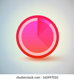 Eps 10 vector illustration  can be used for workflow layout, diagram, chart, pie, number options, presentation, web design.