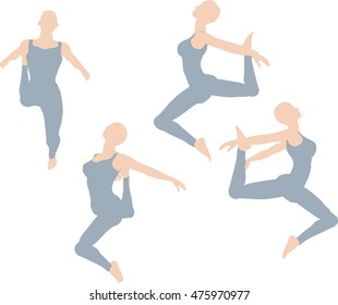 EPS 10 vector illustration of Dancer silhouette
