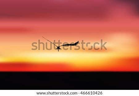 Similar – Image, Stock Photo Mute wire Nature Sky