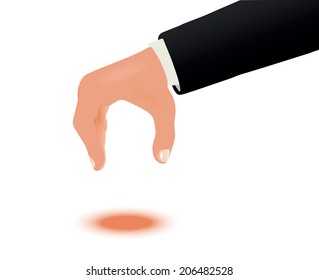 EPS 10 Vector Illustration - Hand in holding position