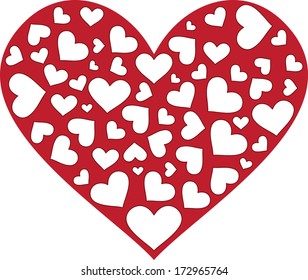 eps 10 vector of  illustration heart for valentine's day