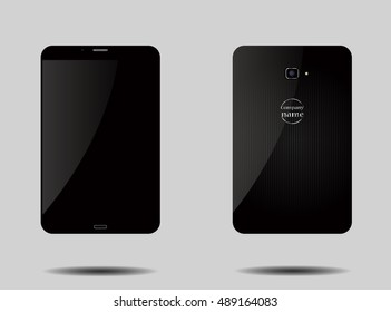 eps 10 vector illustration of tablet gadget 