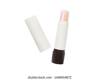 EPS 10 vector. Realistic lipstick made with gradient mesh.
