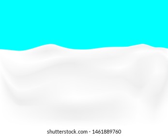 EPS 10 vector. Realistic milk or yogurt background made with gradient mesh.