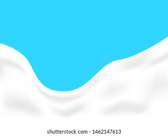 EPS 10 vector. Realistic milk or yogurt background made with gradient mesh.
