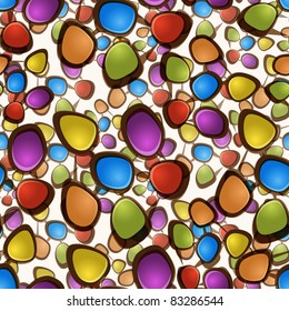 eps 10 vector seamless abstract cartoon scheme of connections