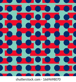  Vector EPS 10. Diseño geométrico sin inconvenientes con colores de moda.