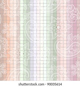 eps 10, vector seamless  paisley tile pattern