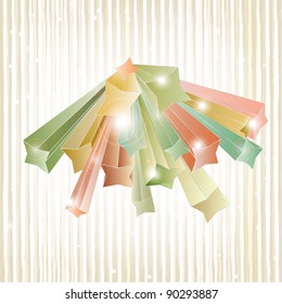 eps 10 vector  shiny holiday background with stars