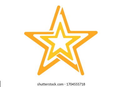 EPS 10 vector. Star icon isolated on white background.