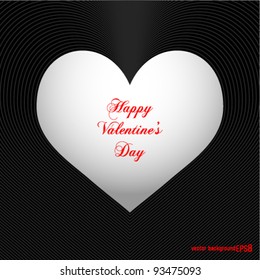 Eps 8 artistic heart shape illustration (Ideal for Valentine's Day Card, Gift Card or other love concept works)