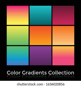 EPS 9 Gradient Set - Soft color background - Vector illustration of bright colors - Abstract Creative concept vector