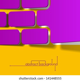 eps, abstract background, realistic sticker