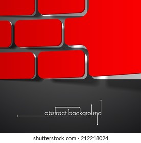 eps, abstract background, realistic sticker