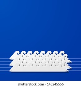 eps, aqua style sticker on the ropes