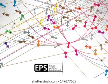 eps, background with arrows randomly directed