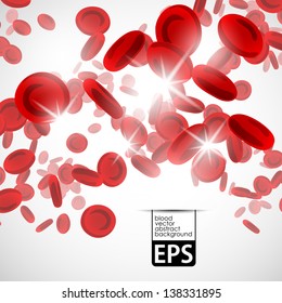 eps, background with red blood cells
