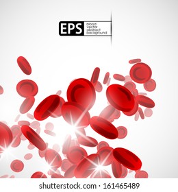 eps, background with red blood cells