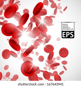 eps, background with red blood cells
