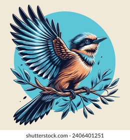 Eps bird, vas a tomar este pájaro en un color diferente 