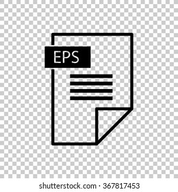 eps  - black vector icon
