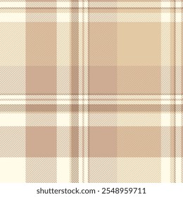 Eps comprueba la tela textil, decorando la textura inconsútil del tartán. Ocupación de fondo de patrón de Vector a cuadros en paleta de colores claros y naranjas.