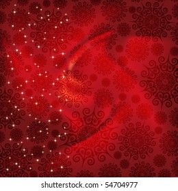 EPS Christmas silk background.