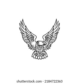 eps eagle vector for sports logo or others