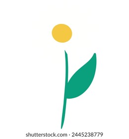 EPS file 3000*3000 300 dpi. A paper cutout showcasing a flower with colorful petals and delicate details, symbolizing beauty, growth, and nature's abundance.
