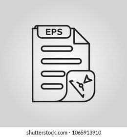 EPS file format icon