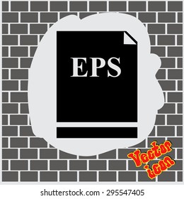 eps file icon vector