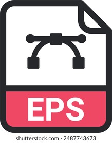 VECTOR de icono de archivo EPS. symbol, sign