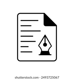eps file icon with white background vector stock illustration