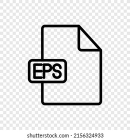 EPS file simple icon vector. Flat design. Transparent grid.