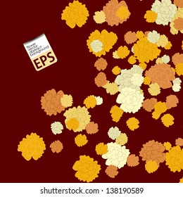eps, floral background
