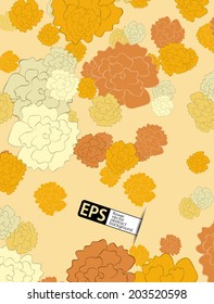 eps, floral background