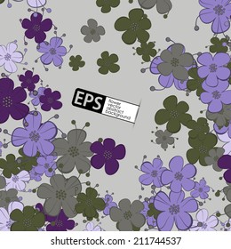 eps, floral background