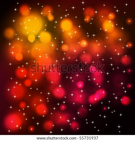 Eps glowing Christmas light background